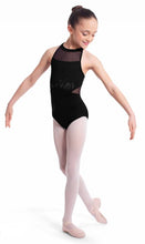 Load image into Gallery viewer, Bloch CL2345 'Leisha' High-Neck Mesh Embroidered Halter Leo