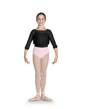 Load image into Gallery viewer, Bloch CZ8106 Tazanna 3/4 Sleeve Mesh Top