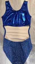 Load image into Gallery viewer, DAKS 1507 2-Tone Open-Back Gymsuit