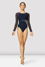Load image into Gallery viewer, Bloch L1049 Velvet Panel Mesh LS Leo