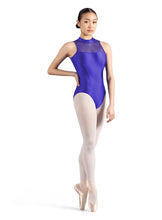 Load image into Gallery viewer, Mirella M3118LM Glow Mock-Neck Open-Back Leo
