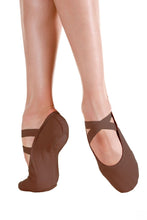 Load image into Gallery viewer, So Danca SD16 Canvas Split-Sole Ballet Slipper **SUNTAN, MOCHA**
