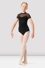 Load image into Gallery viewer, Bloch CL5012 Vine Mock-Neck Keyhole Back Leo
