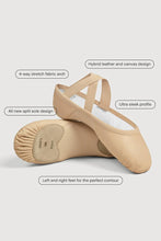 Load image into Gallery viewer, Bloch SO217G/L "Enhance" Leather/4-Way Stretch Hybrid Ballet Slipper
