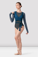 Load image into Gallery viewer, Bloch Z8459 Mesh Full-Length Wrap Top
