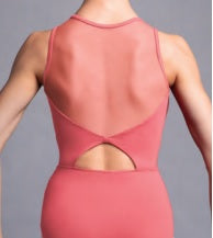 Load image into Gallery viewer, Bloch L3115 Ladies 'Amita' Weave-Trim Detail V-Neck Mesh-Back Leo
