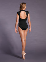 Load image into Gallery viewer, Mirella Black Label MB7226 Mock Neck Cap Sleeve Leo
