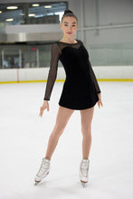Load image into Gallery viewer, Mondor 2851 Plain Velvet Skating Dress

