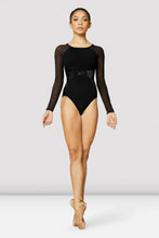 Load image into Gallery viewer, Bloch L1049 Velvet Panel Mesh LS Leo
