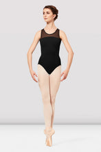Load image into Gallery viewer, Bloch L2315 'Danika' Scoop-Neck Baroque Embroidered Tank Leo

